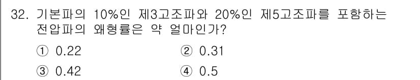 전자기사 2020년 32번 - 정답과 핵심 포인트를 검수 중인 기출문제