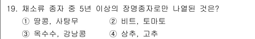 종자기사 2020년 19번 - 정답과 핵심 포인트를 검수 중인 기출문제