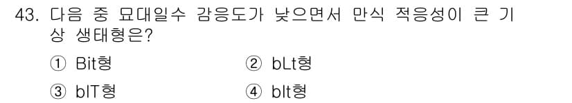종자기사 2020년 43번 - 정답과 핵심 포인트를 검수 중인 기출문제