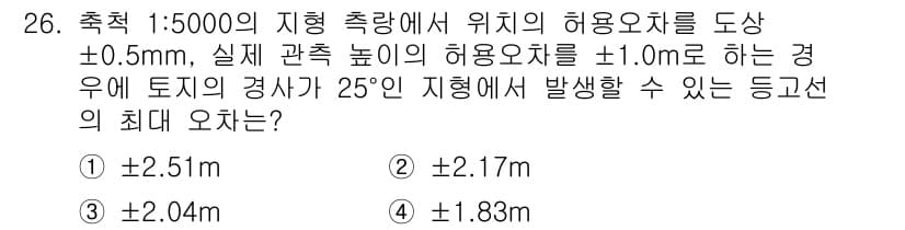 지적기사 2020년 26번 - 정답과 핵심 포인트를 검수 중인 기출문제