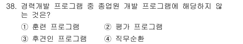 직업상담사_2급 2020년 38번 - 정답과 핵심 포인트를 검수 중인 기출문제