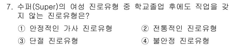 직업상담사_2급 2020년 7번 - 정답과 핵심 포인트를 검수 중인 기출문제