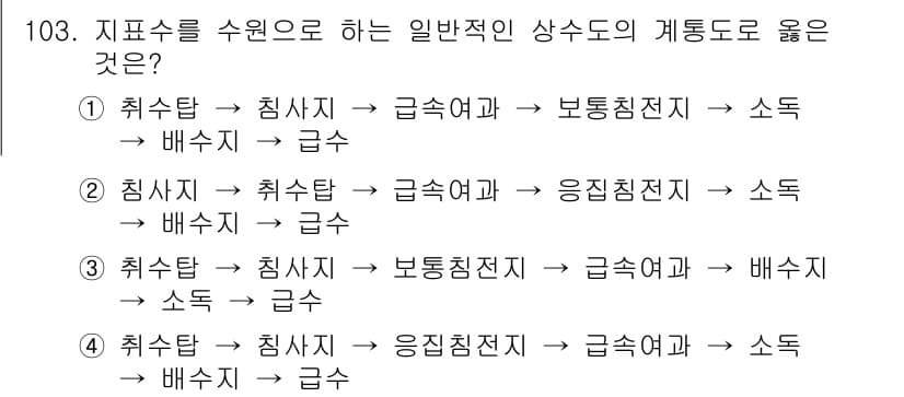 토목기사 2020년 104번 - 정답과 핵심 포인트를 검수 중인 기출문제