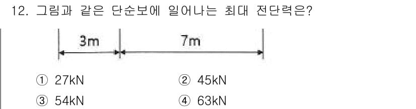 토목기사 2020년 12번 - 정답과 핵심 포인트를 검수 중인 기출문제