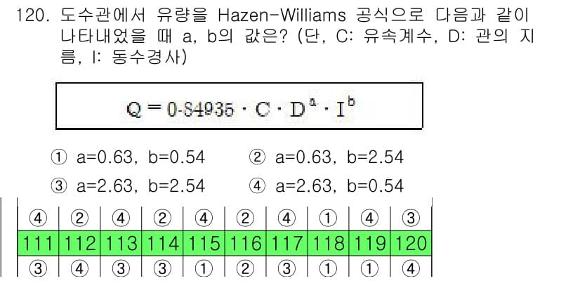 토목기사 2020년 122번 - 먼저 문제의 핵심 조건과 판단 기준을 차례대로 정리해야 합니다. 제시된 ... 에 관한 핵심 기출문제