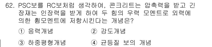 토목기사 2020년 62번 - 정답과 핵심 포인트를 검수 중인 기출문제