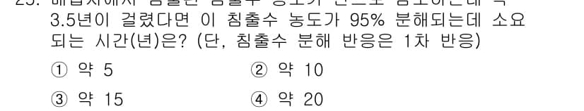 폐기물처리기사 2020년 25번 - 먼저 문제의 핵심 조건과 판단 기준을 차례대로 정리해야 합니다. 제시된 ... 에 관한 핵심 기출문제