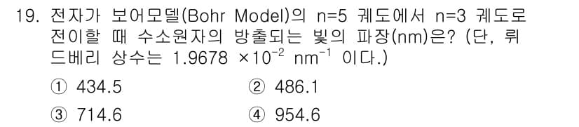화학분석기사 2020년 20번 - 정답과 핵심 포인트를 검수 중인 기출문제