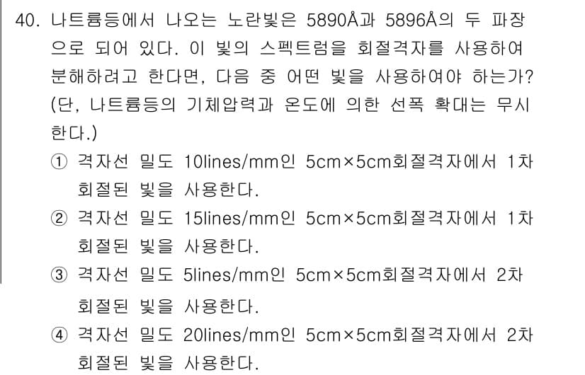 광학기사 2015년 41번 - 정답과 핵심 포인트를 검수 중인 기출문제