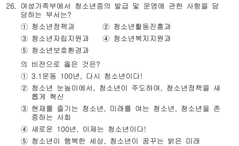 청소년상담사_1급(1교시)(구) 2020년 26번 - 정답과 핵심 포인트를 검수 중인 기출문제
