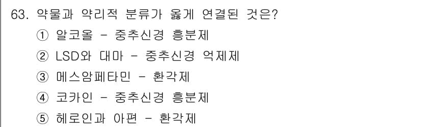 청소년상담사_1급(2교시)(구) 2020년 63번 - 정답과 핵심 포인트를 검수 중인 기출문제