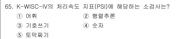 청소년상담사_3급(1교시)(구) 2020년 65번 - 정답과 핵심 포인트를 검수 중인 기출문제