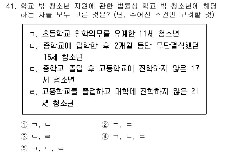 청소년상담사_3급(2교시) 2020년 41번 - 정답과 핵심 포인트를 검수 중인 기출문제