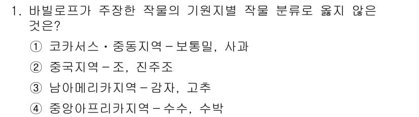 9급_지방직_공무원_재배학개론 2020년 1번 - 정답과 핵심 포인트를 검수 중인 기출문제