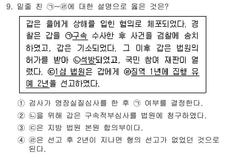 9급_국가직_공무원_사회 2020년 9번 - 정답과 핵심 포인트를 검수 중인 기출문제
