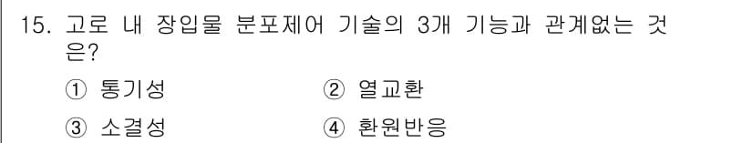 제선기능장 2017년 15번 - 정답과 핵심 포인트를 검수 중인 기출문제