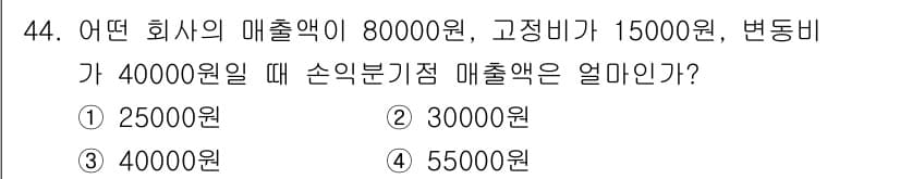 제선기능장 2018년 44번 - 정답과 핵심 포인트를 검수 중인 기출문제