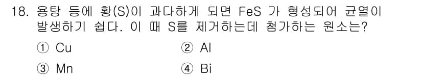 압연기능장 2018년 18번 - 정답과 핵심 포인트를 검수 중인 기출문제