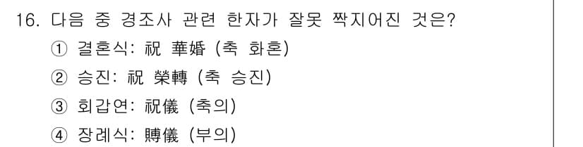 비서_3급 2020년 16번 - 정답과 핵심 포인트를 검수 중인 기출문제
