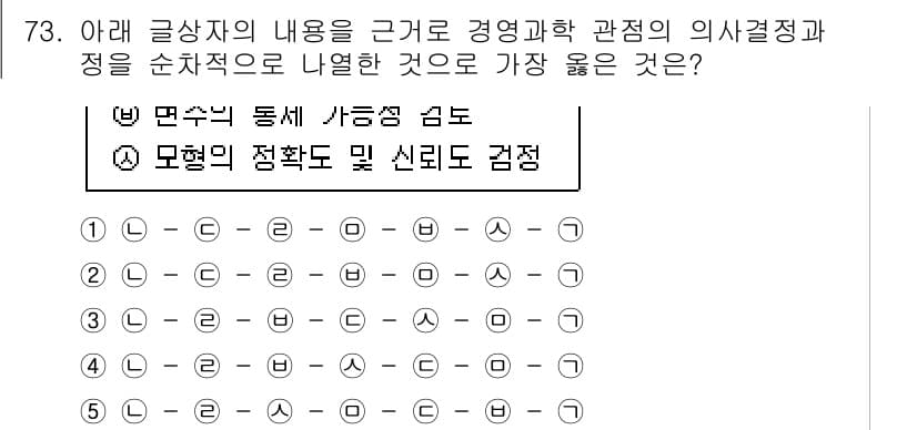 유통관리사_2급 2020년 73번 - 정답과 핵심 포인트를 검수 중인 기출문제
