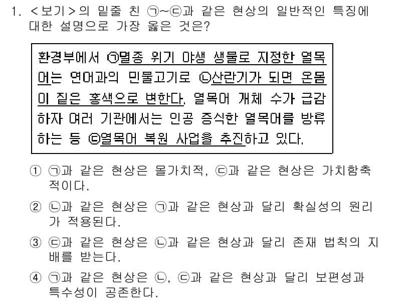 9급_지방직_공무원_서울시_사회 2020년 1번 - 정답과 핵심 포인트를 검수 중인 기출문제