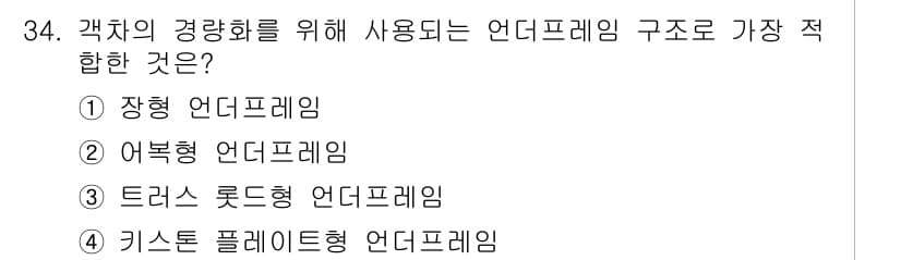 철도차량정비기능장 2016년 34번 - 정답과 핵심 포인트를 검수 중인 기출문제