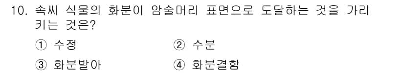 임업종묘기능사 2015년 10번 - 정답과 핵심 포인트를 검수 중인 기출문제