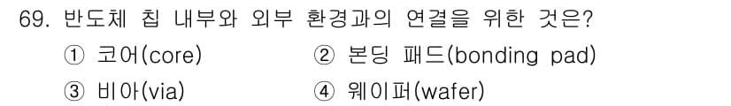 반도체커스텀레이아웃산업기사 2016년 69번 - 정답과 핵심 포인트를 검수 중인 기출문제