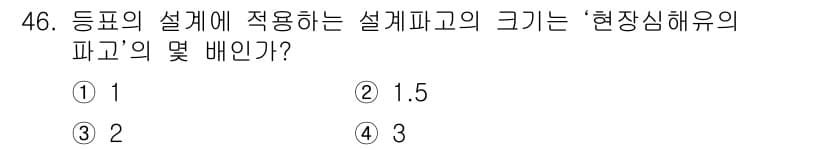 항로표지기능사 2015년 46번 - 정답과 핵심 포인트를 검수 중인 기출문제