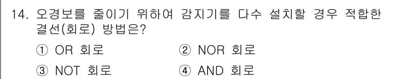 경비지도사_2차(기계경비개론) 2020년 14번 - 정답과 핵심 포인트를 검수 중인 기출문제