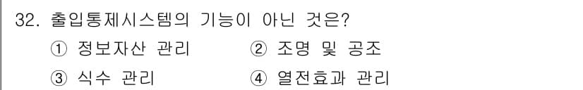 경비지도사_2차(기계경비개론) 2020년 32번 - 정답과 핵심 포인트를 검수 중인 기출문제