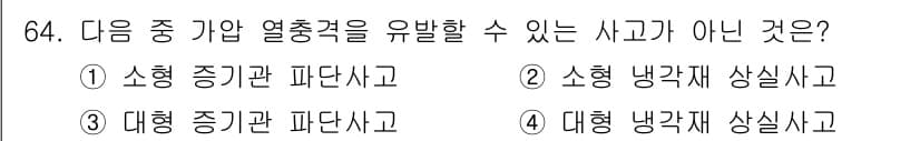 원자력기사 2017년 64번 - 정답과 핵심 포인트를 검수 중인 기출문제