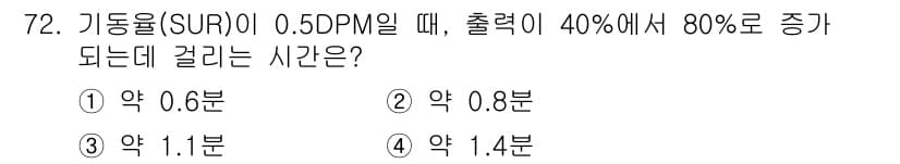 원자력기사 2019년 72번 - 정답과 핵심 포인트를 검수 중인 기출문제