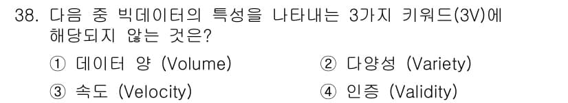 IoT지식능력검정 2015년 38번 - 정답과 핵심 포인트를 검수 중인 기출문제