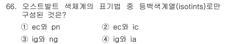 인쇄설계기사 2017년 66번 - 정답과 핵심 포인트를 검수 중인 기출문제