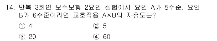 품질경영산업기사 2018년 15번 - 정답과 핵심 포인트를 검수 중인 기출문제