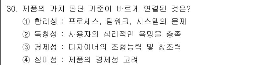 멀티미디어콘텐츠제작전문가 2020년 30번 - 정답과 핵심 포인트를 검수 중인 기출문제