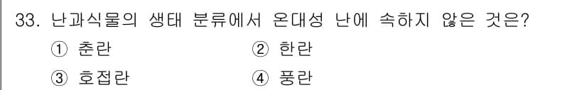 농산물품질관리사_1차 2018년 33번 - 정답과 핵심 포인트를 검수 중인 기출문제