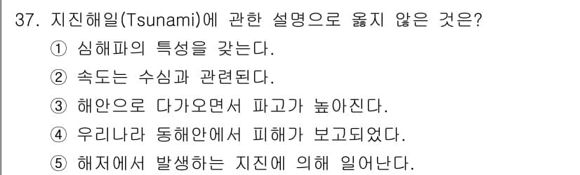 변리사_1차(3교시) 2021년 37번 - 정답과 핵심 포인트를 검수 중인 기출문제