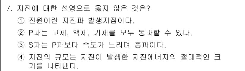 9급_국가직_공무원_재난관리론 2021년 7번 - 정답과 핵심 포인트를 검수 중인 기출문제