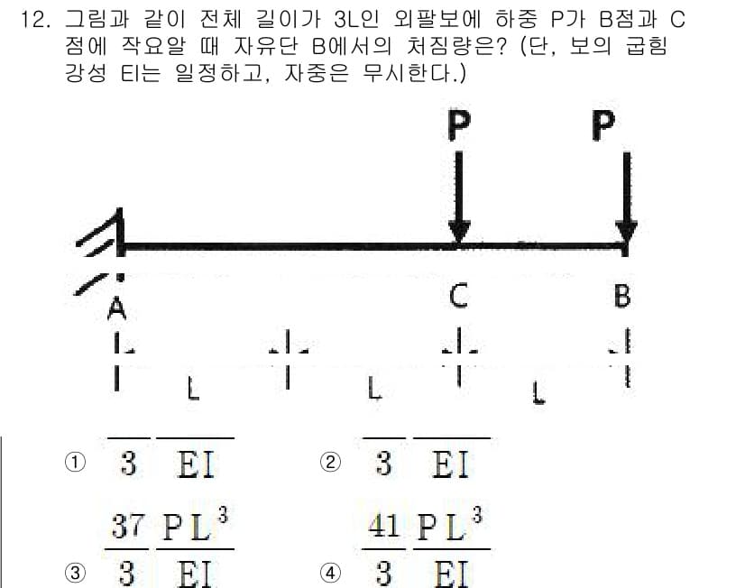 기계설계기사 2021년 12번 - 정답과 핵심 포인트를 검수 중인 기출문제