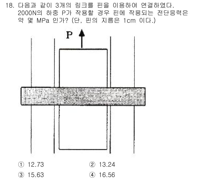 기계설계기사 2021년 18번 - 정답과 핵심 포인트를 검수 중인 기출문제