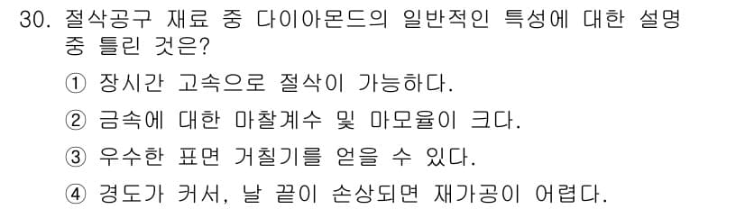 기계설계기사 2021년 30번 - 정답과 핵심 포인트를 검수 중인 기출문제