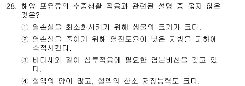 해양환경기사 2021년 28번 - 정답과 핵심 포인트를 검수 중인 기출문제