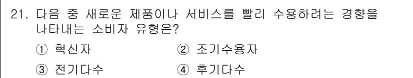 전자상거래운용사 2020년 21번 - 정답과 핵심 포인트를 검수 중인 기출문제