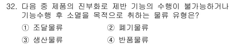 전자상거래운용사 2020년 32번 - 정답과 핵심 포인트를 검수 중인 기출문제
