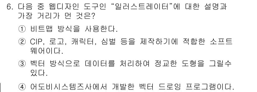 전자상거래운용사 2020년 6번 - 정답과 핵심 포인트를 검수 중인 기출문제