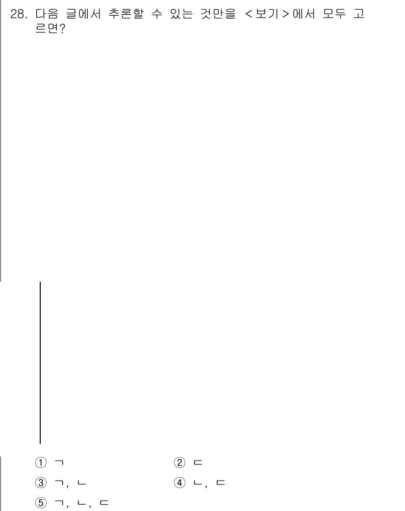 PSAT_언어논리 2021년 28번 - 주어진 문제에서 제시된 내용은 특정 주장을 담고 있다. '2'번 선택지는... 에 관한 핵심 기출문제