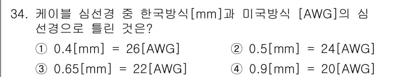 정보통신기능사 2021년 34번 - 정답과 핵심 포인트를 검수 중인 기출문제