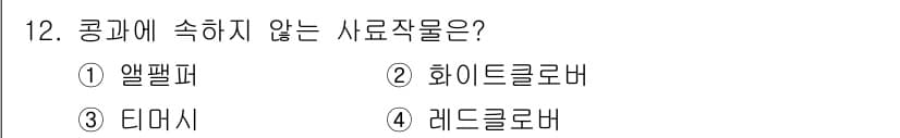 9급_지방직_공무원_재배학개론 2021년 12번 - 정답과 핵심 포인트를 검수 중인 기출문제